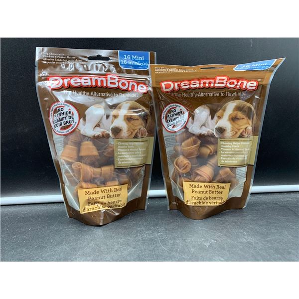 DreamBone Peanut Butter Dog Treats (2 x 256g)