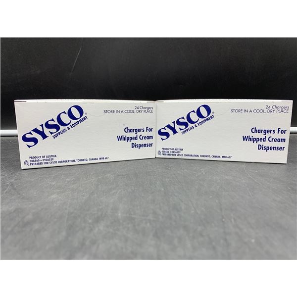 Sysco Chargers for Wipped Cream Dispenser (2 x 24)