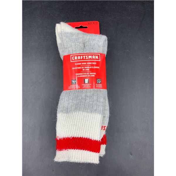 Craftsman Classic Wool Work Sock (size 10-13)