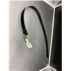 Image 1 : George Belt (Size Small 32-34) Black with Silver Buckle