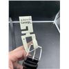 Image 2 : George (small 32-34) Black Belt with Silver Buckle