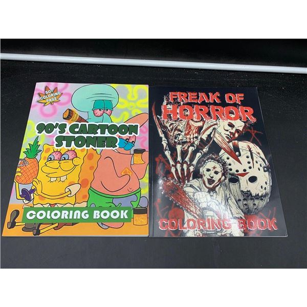 Lot of Adult Colouring Books (2ct)