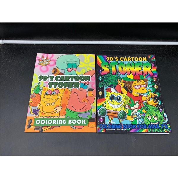 Lot of Adult Colouring Books (2ct)