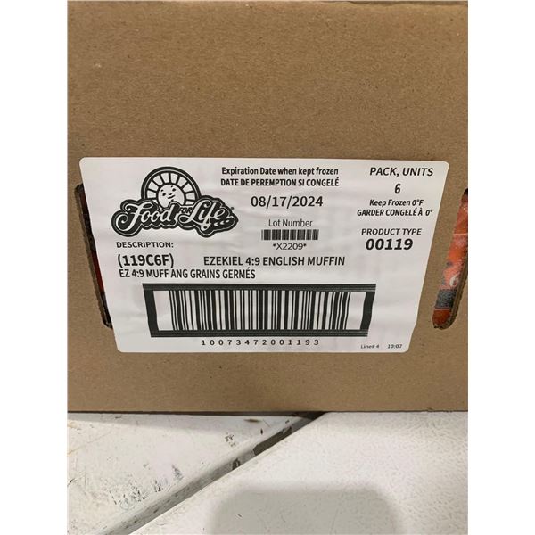 FROZEN - Food for Life Ezekiel English Muffins 6x454g