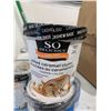 Image 3 : FROZEN - So Delicious Salted Caramel Cluster Dairy Free Ice Cream 8x500ml