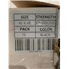 Image 1 : EX-Strong 42 x 48 Black Garbage Bag 75 Pack