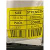 Image 2 : Strong 35 x 50 Black Garbage Bags 125 Pack