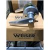 Image 2 : Weiser Privacy Satin Chrome Lever Handles