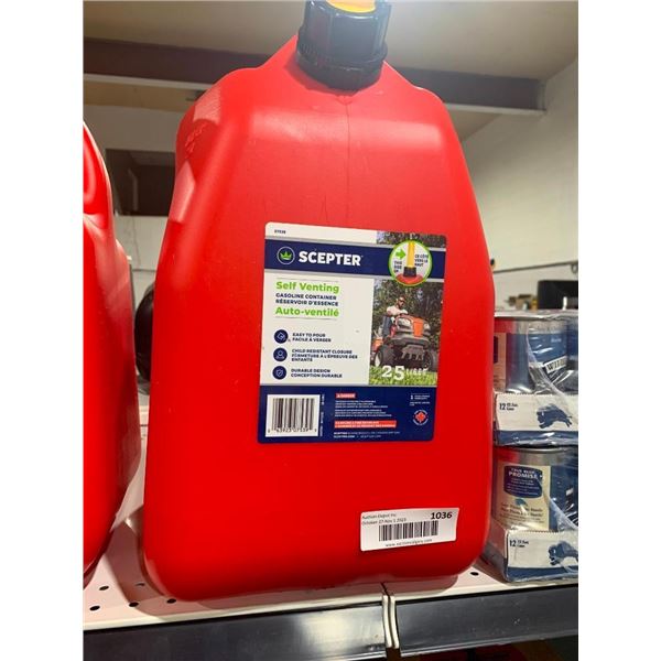 Scepter Self Venting Gasoline Container 25L