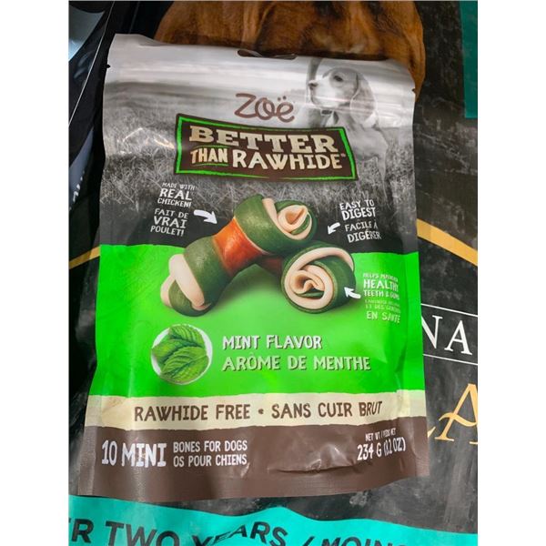 Zoe Better Than Rawhide Mint Flavor Bones 9 x 234G