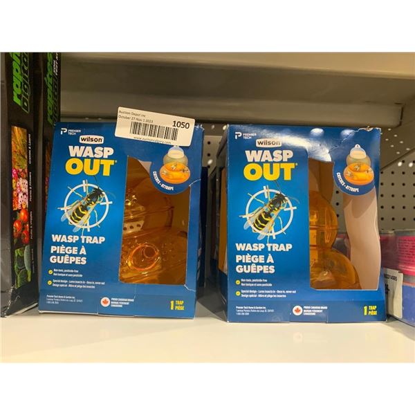 Wilson Wasp Out Wasp Trap Lot of 2