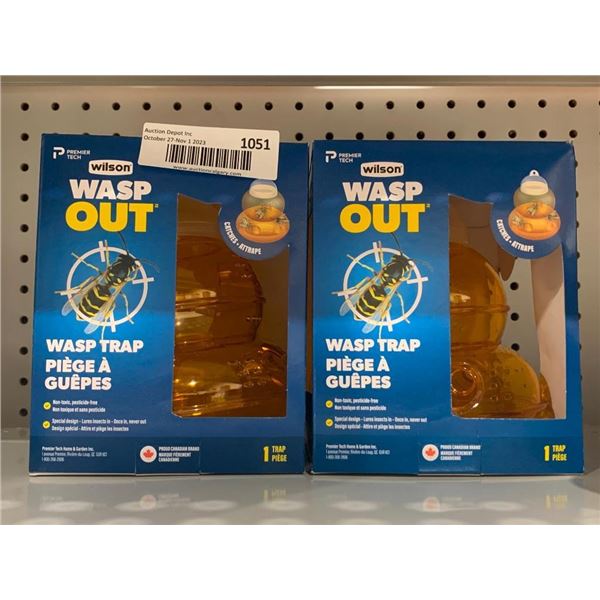 Wilson Wasp Out Wasp Trap Lot of 2