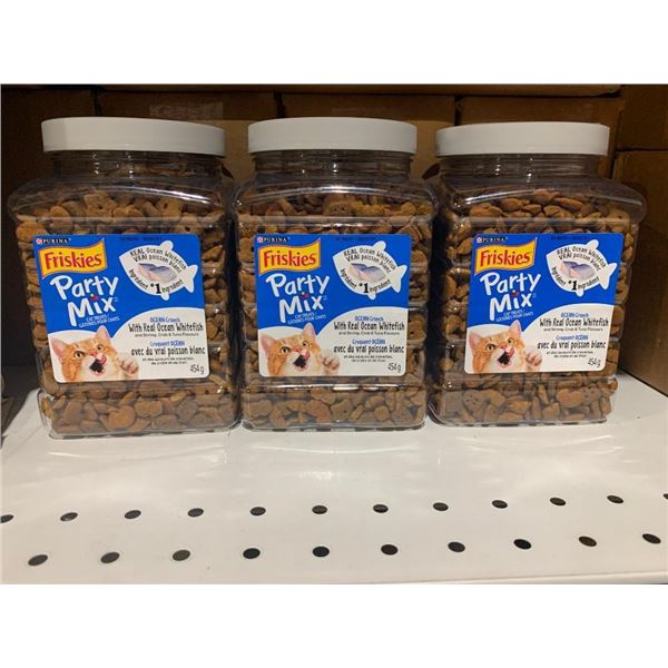 Friskies Party Mix Ocean Crunch Cat Treats 3 x 454g