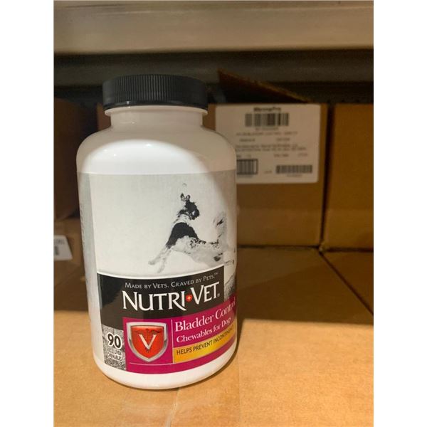 Nutri+Vet Bladder Control Chewable for Dogs 12 x 90 Tablets