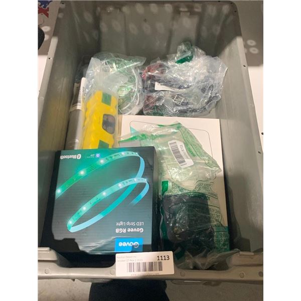 Bin of Assorted Electronics - Bin Included