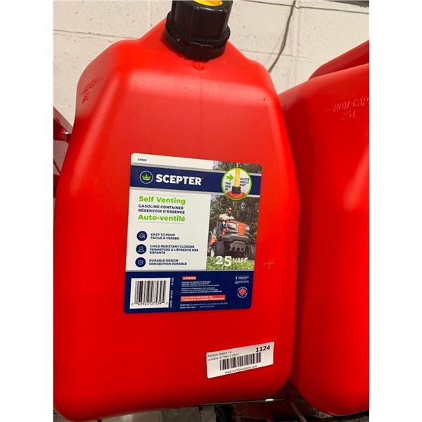 Scepter Self Venting Gasoline Container 25 L