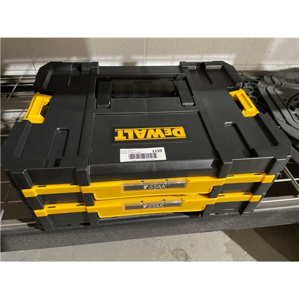 DeWalt 2 Drawer T-Stak Tool Organizer
