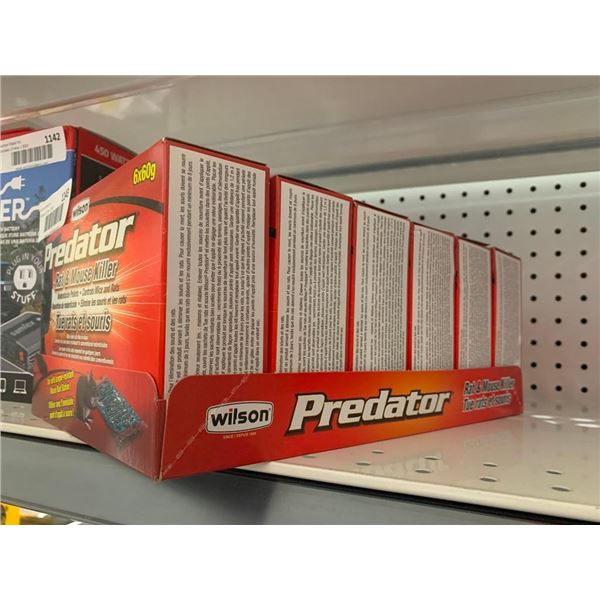 Wilson Predator Rat & Mouse Killer Lot of 6 (6x60g)