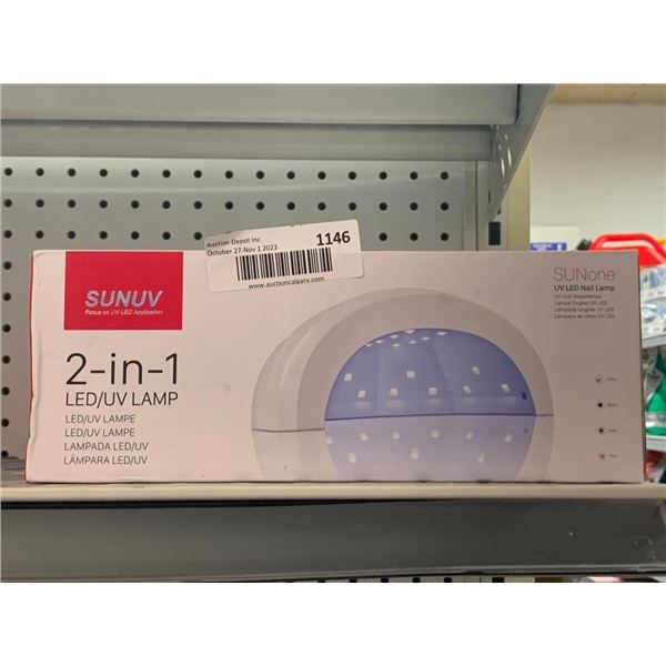 SunUV 2 in 1 LED / UV Nail Lamp