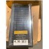 Image 2 : Imperial Series Standard Floor Register Louvered Design 4" x 10" Matte Black  x 5