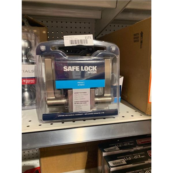 Weiser Safe Lock Privacy Levered handle