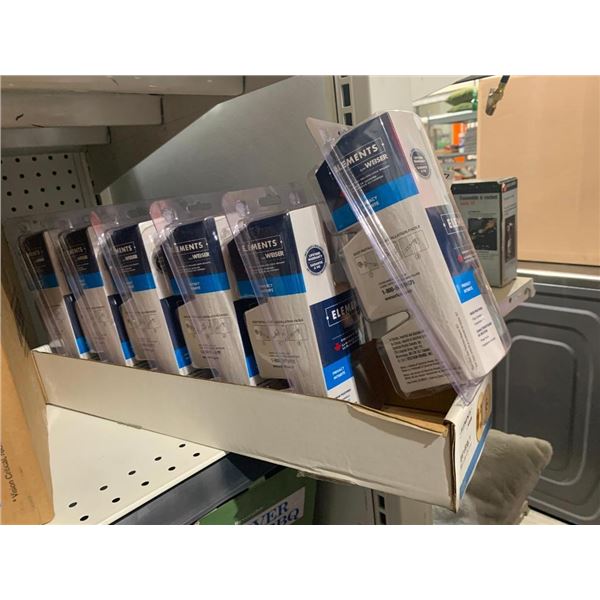 Weiser Elements Keyed Entry Beverly Bronze Chrome Lot of 6