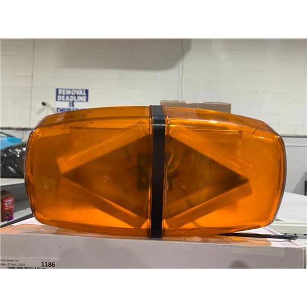 Beacon Bar Amber Flashing Light See pics