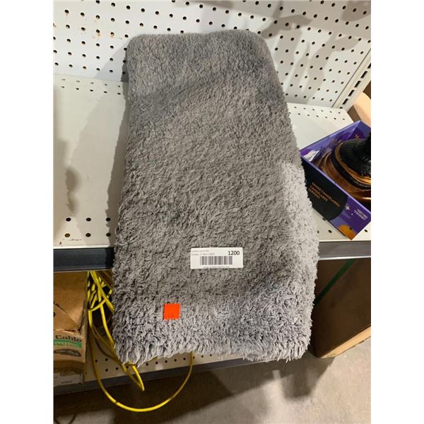 Grey Bathroom Rubberback Mat