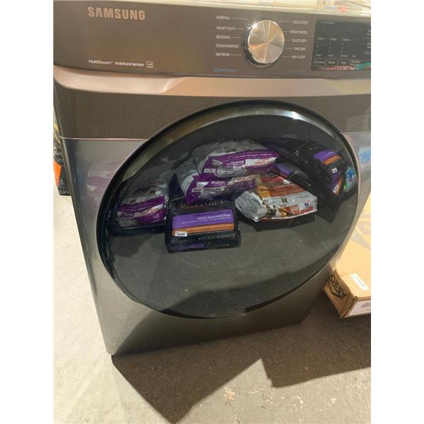 Samsung Clothes Dryer Model DVE45T6100P with MultiSteam Moisture Sensor