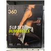 Image 2 : FLO360 5LB Set Dumbbells 2.5Lbs Each