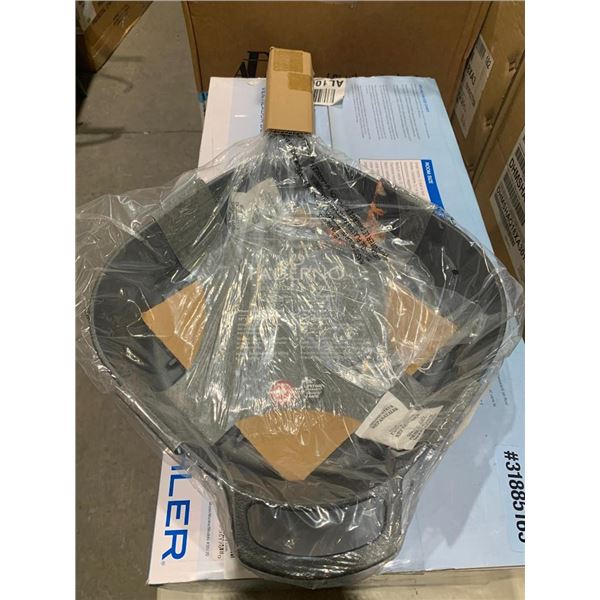 Paderno Signature 12" Pre-Seasoned Cast Iron Grill Pan