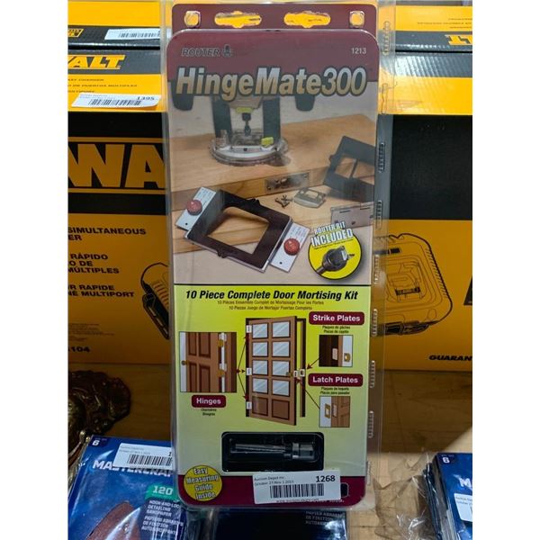 Router HingeMate300 10pc Complete Door Mortising Kit