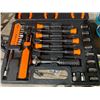 Image 2 : Car Tool Kit with Pliers, Screw Drivers and 1/4in Socket Set