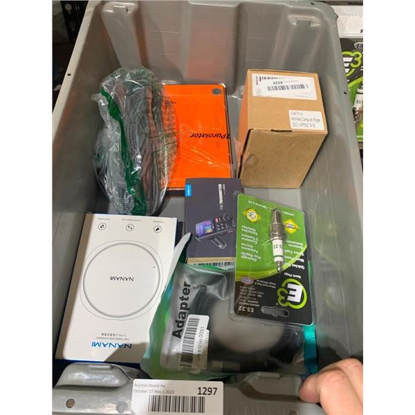 Bin of Assorted Electronics - Bin Included
