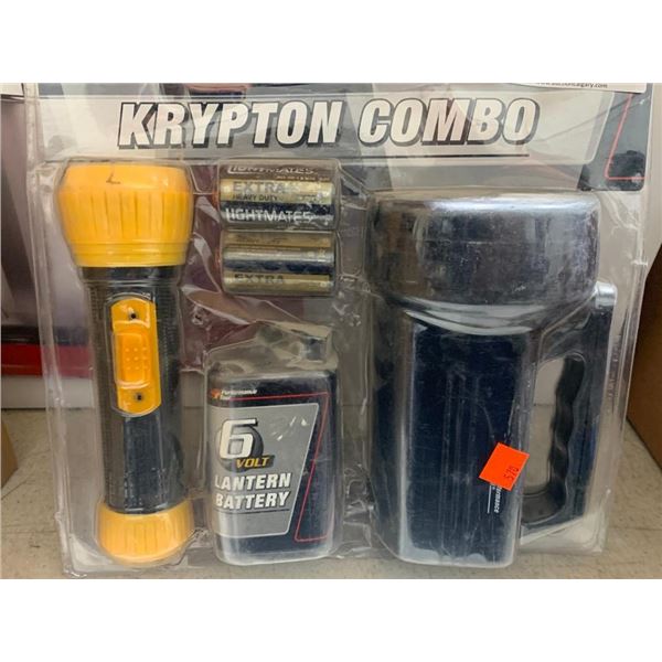Krypton Combo Flashlight Set