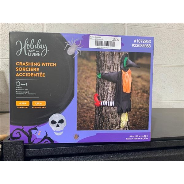 Holiday Living Crashing Witch 6' x 2.75" x 4.52'