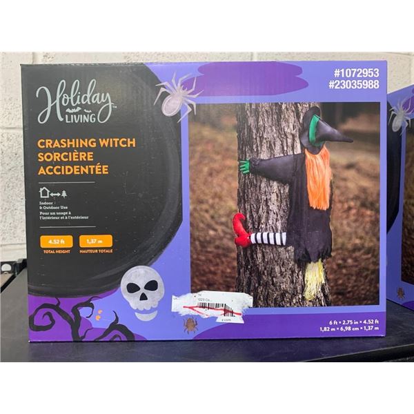 Holiday Living Crashing Witch 6' x 2.75" x 4.52'