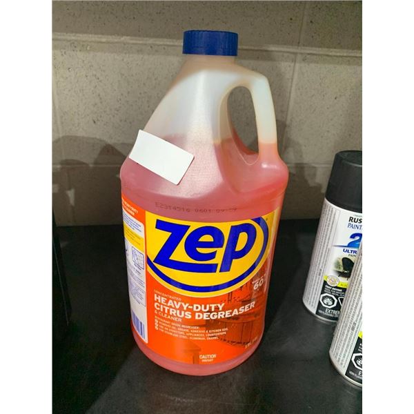 ZEP Heavy Duty Citrus Degreaser & Cleaner (makes up to 60L) 3.78L
