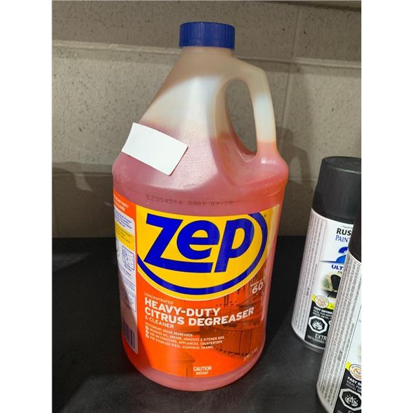 ZEP Heavy Duty Citrus Degreaser & Cleaner (makes up to 60L) 3.78L