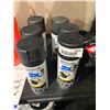 Image 1 : Lot of 6x340g Rust-Oleum Black Satin Spray Paint