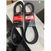 Image 1 : Lot of 2 V-belt A68/4L700 70" Outside Length Fan Belts