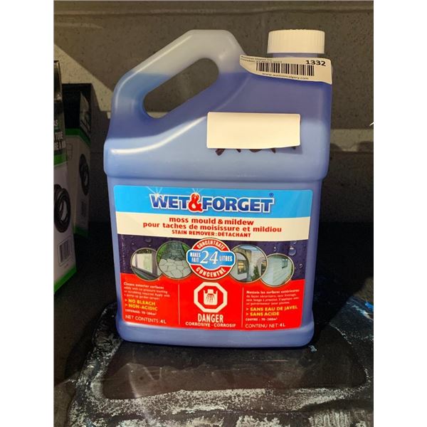 Wet & Forget Moss & Mildew Stain Remover Concentrate - Makes 24 L
