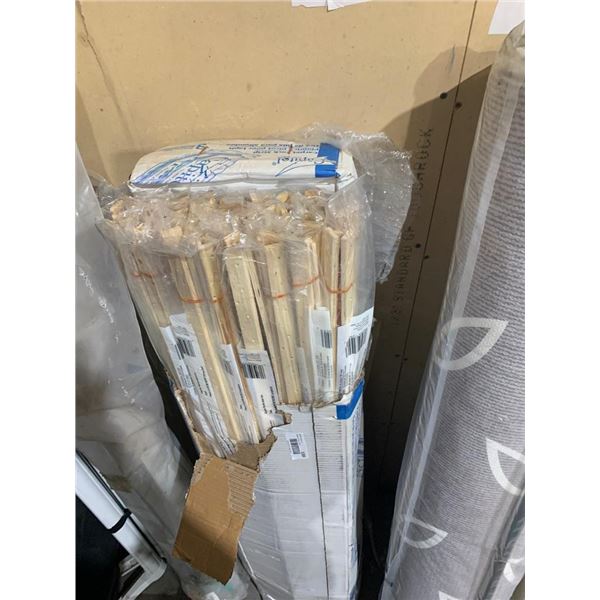 Lot of 2 cases of 7/8" Dual Purpose Prenailed 4' Flooring Tack Strip (Smooth Edge)