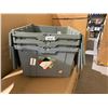 Image 1 : Canadian Tire Stackable Folding Top Storage Bins Lot of 3