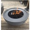 Image 2 : Sunbeam Wellesley Outdoor Fire Pit - "Concrete Look" - 50,000-BTU - 14-in H x 34 1/2-in W