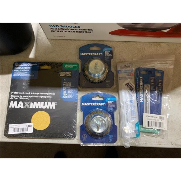 Lot of Assorted Tool Accessories