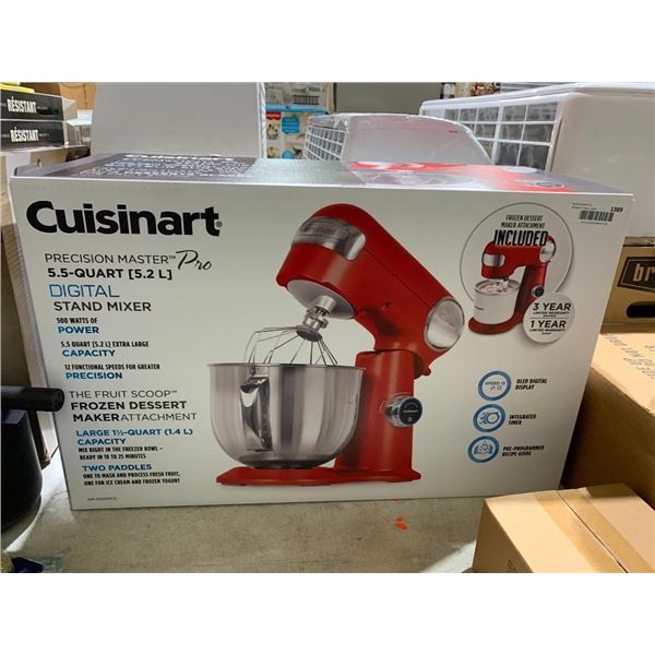 Cusinart Precision Master Pro Digital Stand Mixer with Frozen Dessert Maker