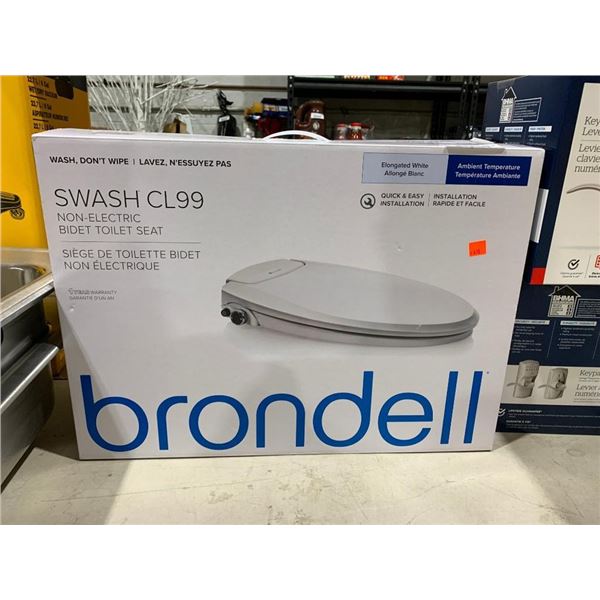 Brondell Swash CL99 Non-Electric Bidet Toilet Seat (Elongated)