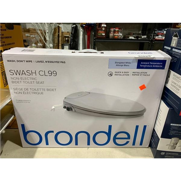 Brondell Swash CL99 Non-Electric Bidet Toilet Seat (Elongated)