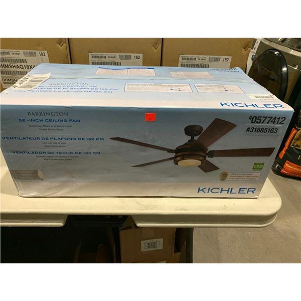 Kichler Barrington 52 Inch Ceiling Fan with Light